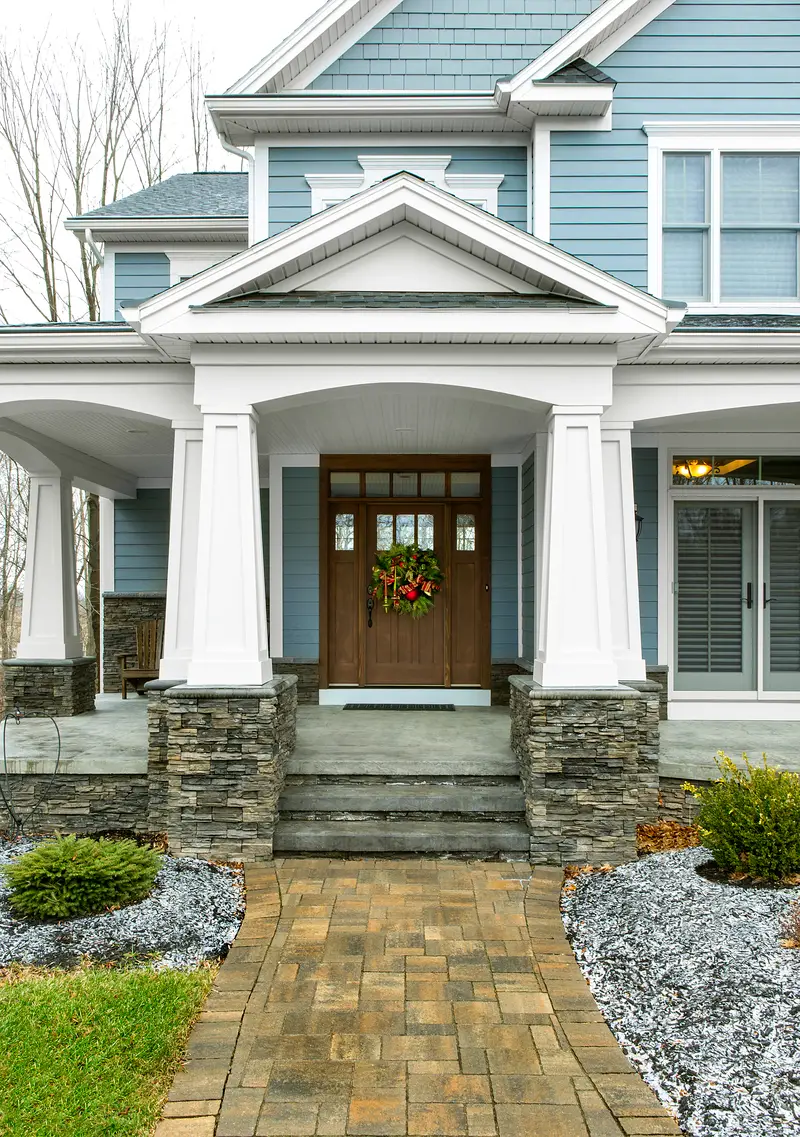Residential siding installation