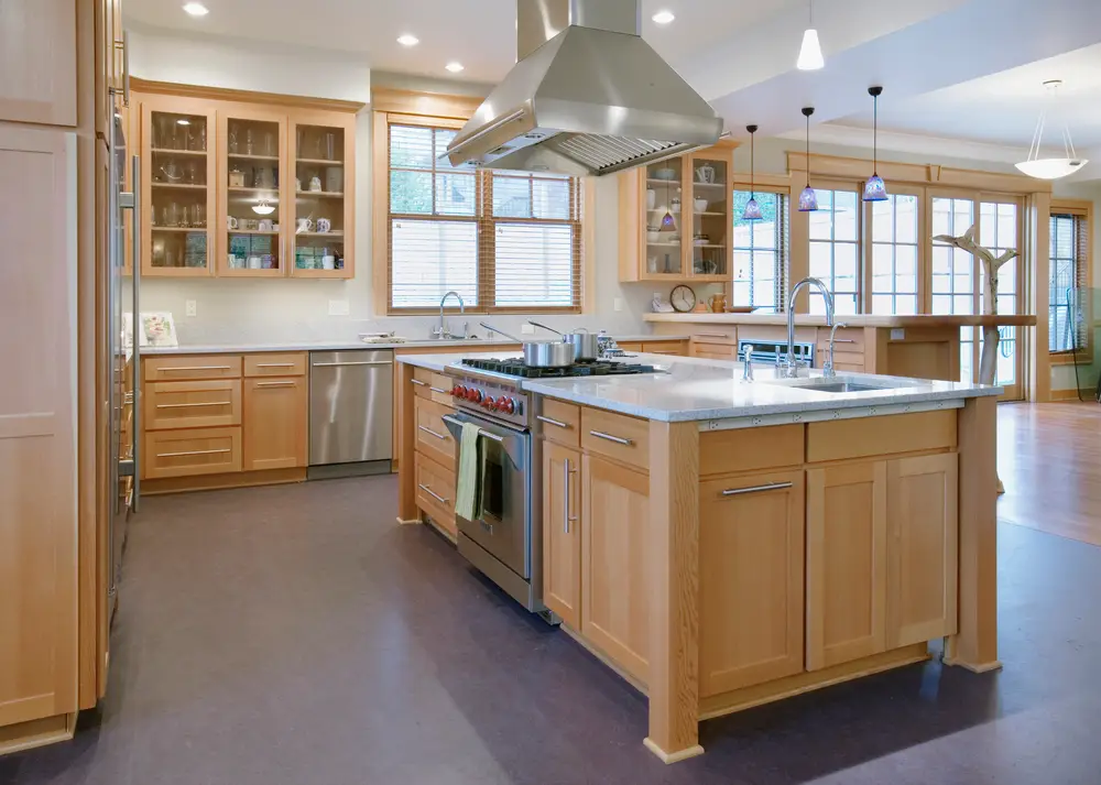 Kitchen fixtures and finish installation during renovation